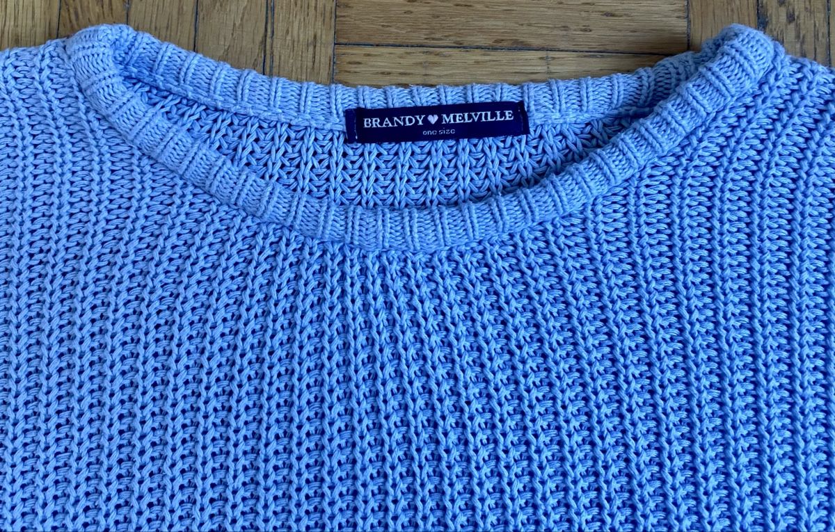 Brandy Melville Maglioni & Felpe: Pull en maille bleu clair - Brandy Melville - one size – Usato da Nyon venduto da meganhw 3