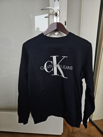 Pull Calvin Klein Jeans, noir, taille S, comme neuf !
