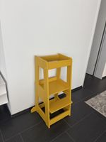 Lernturm aus Holz gelb höhenverstellbar neuwertig