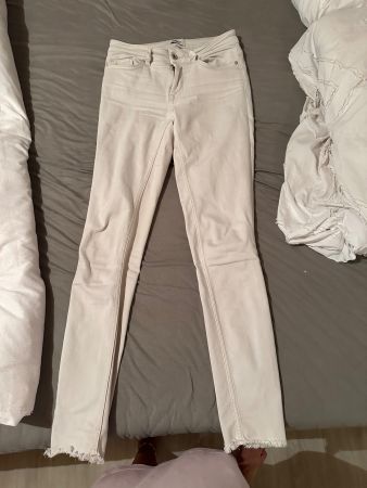 Skinny Jeans beige  /  Grösse: S