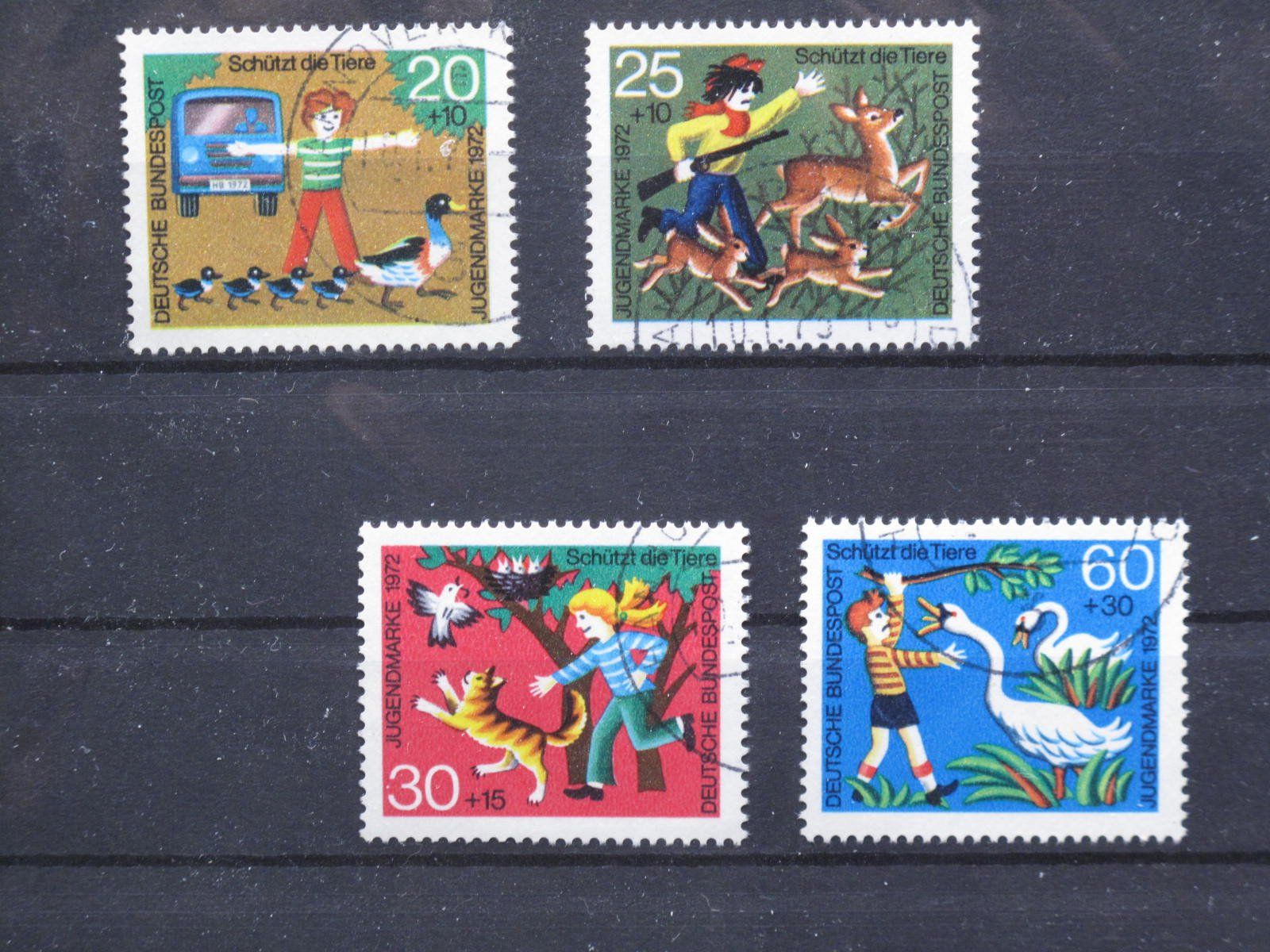 Tous les timbres: BRD 1972 Tierschutz gest – D'occasion à Wil SG par fva01