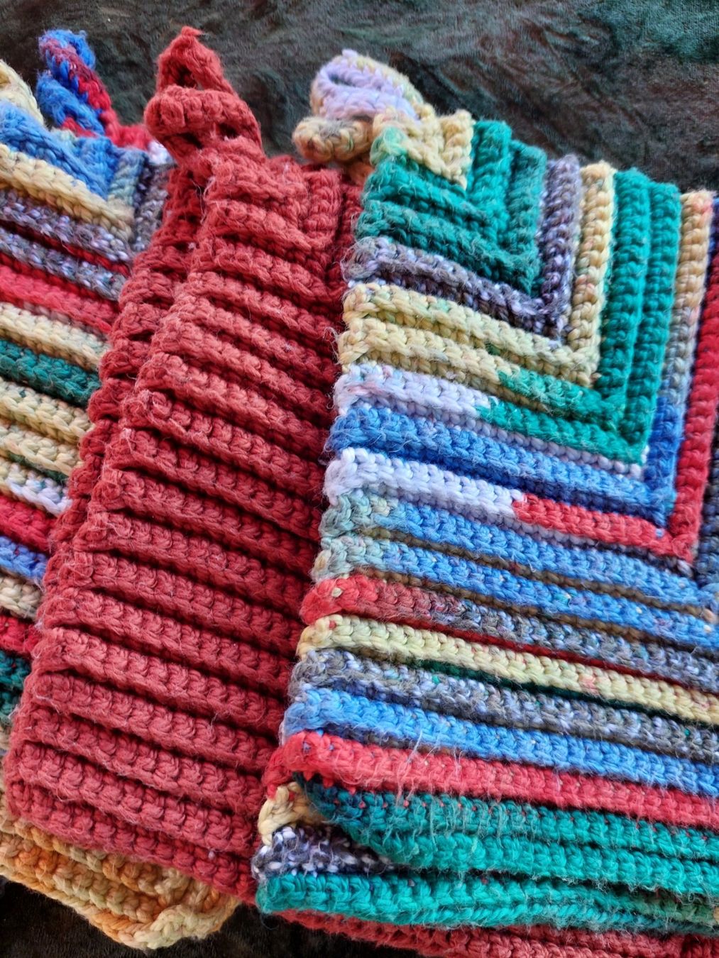 Sottobicchieri: 5 PAAR TOPFLAPPEN – Nuovo (secondo la descrizione) da Huttwil venduto da Kunterbuntli 2