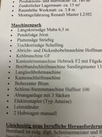 Schreinerei zu verkaufen/vermieten