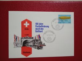 Sonderbrief 100 Jahre Gotthard Postbeförderung 1982