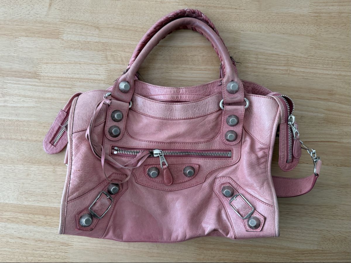 Balenciaga Borse da donna: Pink Balenciaga City Bag – Usato da Einsiedeln venduto da antoinettevw
