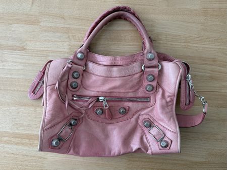 Pink Balenciaga City Bag