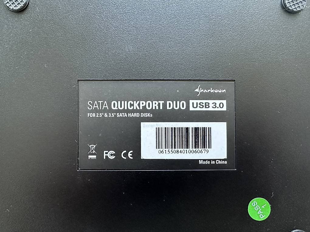 Docking station: Dockingstation 2x SATA 3.5 & 2.5 Zoll - USB 3.0 – Usato da Zürich venduto da ThiIo 2