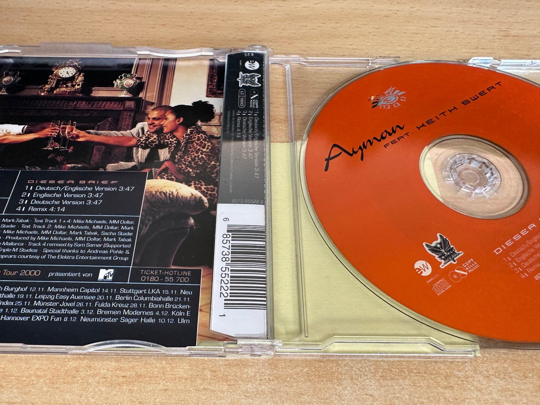 CD: Ayman Feat. Keith Sweat – Dieser Brief - Single CD – Usato da Rikon im Tösstal venduto da Alpenmutz 1