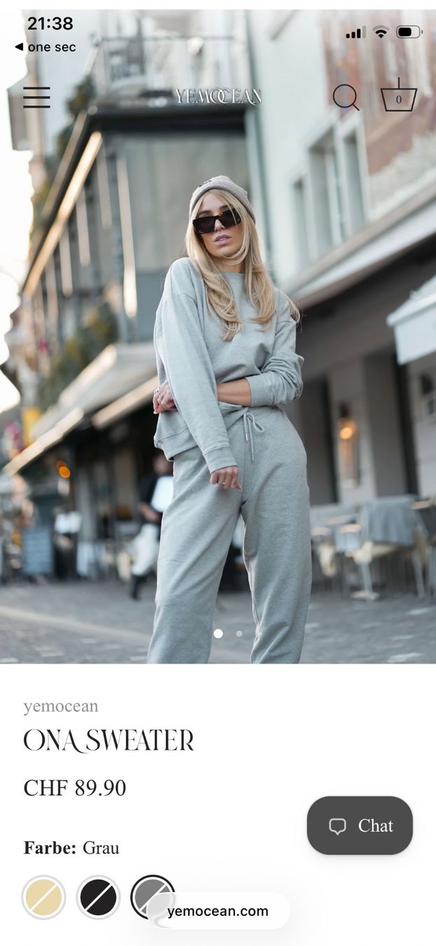 Yemocean Pullover & Sweatshirts: Pullover Yemocean grau Grösse S/M ungetragen – Neu und originalverpackt aus Lungern von Kiki.v 3