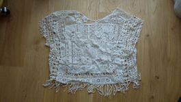Sommerliches Häkeltop, weiss, Grösse M