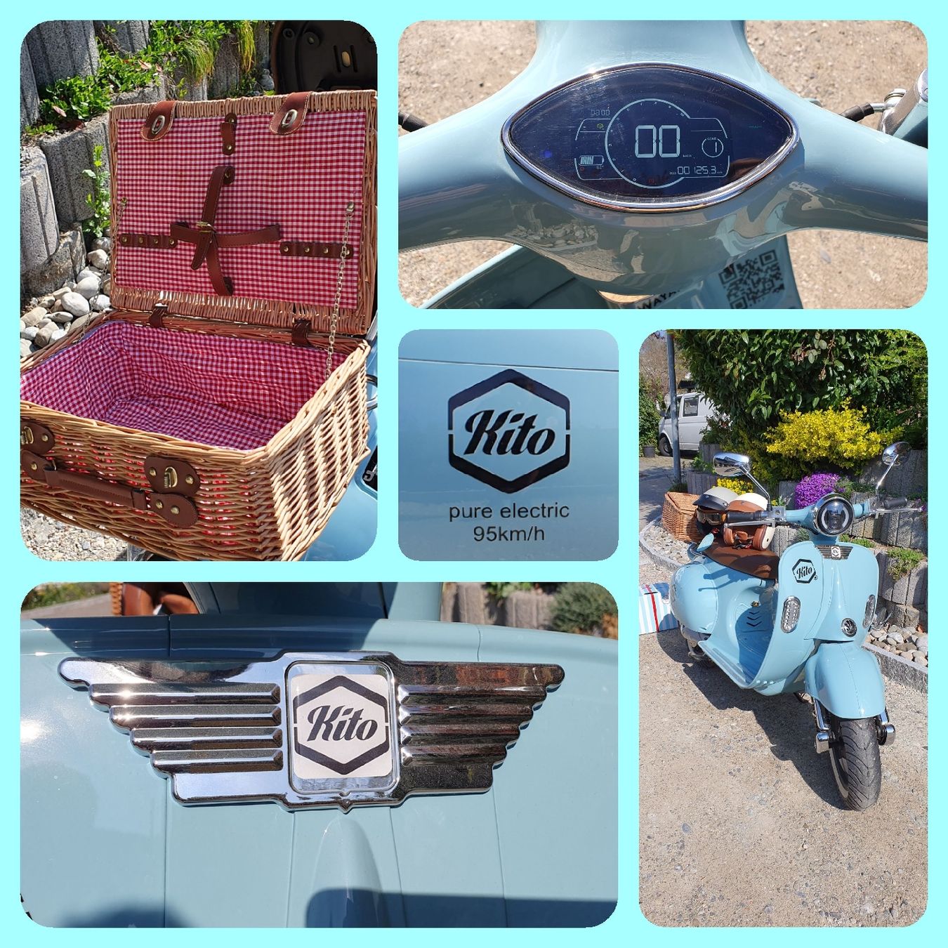 Strada: Elektroroller Vespa Retrostyle Kito-Roller 125er – Nuovo (secondo la descrizione) da Stein am Rhein venduto da bali68 8