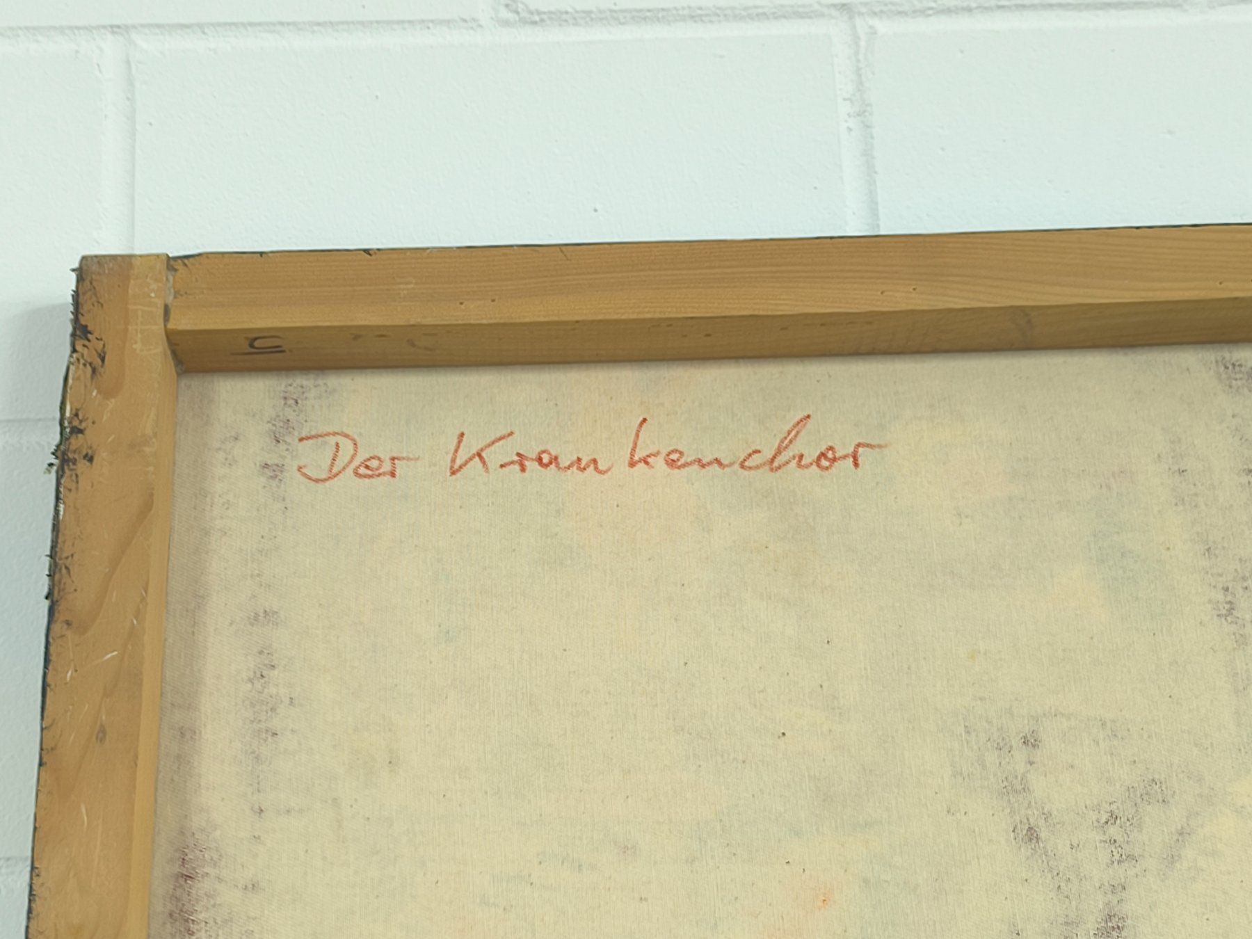 Foto & Immagini: Original Gemälde "Der Krankenchor" von Helmut Lientscher – Usato da Rüti ZH venduto da Restwert_Rueti_ZH 4
