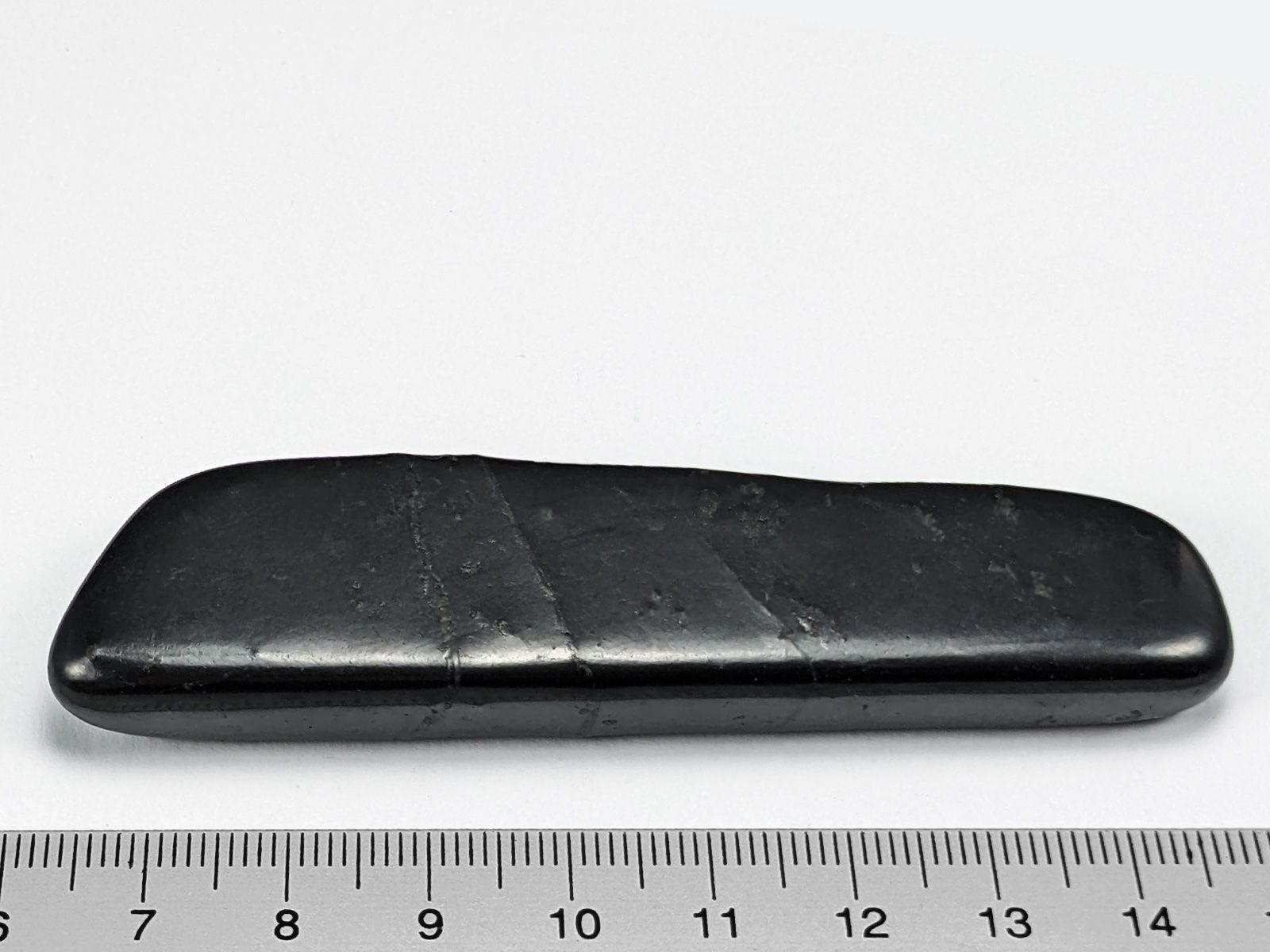 Minerali & Pietre curative: Edel-Schungit polierter Stab 85mm – Nuovo e nell'imballaggio originale da Meilen venduto da StoneGarden 1