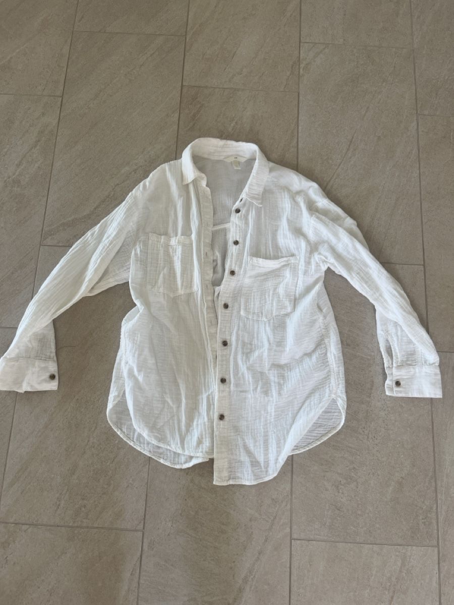 H&M Chemisiers: Lockeres Baumwoll-Hemd  – D'occasion à Watt par Stephsch3