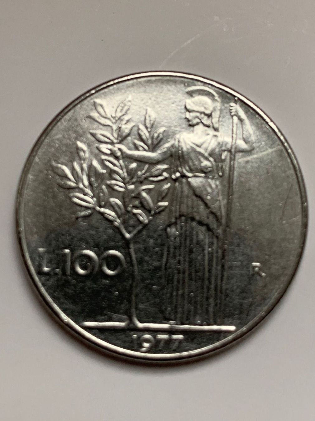 Tutti le monete: 100 Lire Münze 1977 ! – Usato da Erlenbach ZH venduto da Ritschly 1