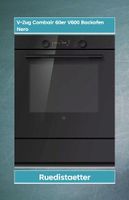V-Zug Combair V600 76 2112300003 Backofen Nero 60er