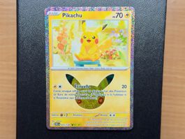 Pikachu (025/128) (03/30) - 30ᵉ Anniversaire - 30C FR