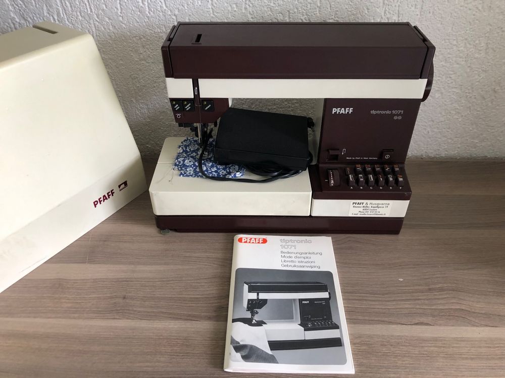 Nähmaschine Pfaff tiptronic 1071 ab 1.- | Kaufen auf Ricardo