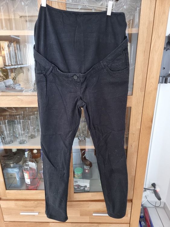 Umstandsjeans High Waist Mit Bauchband - Bequeme Schwangerschaftshose