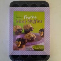 Mini Muffinform mit Rezeptbuch "Freche Mini-Muffins" Neu.
