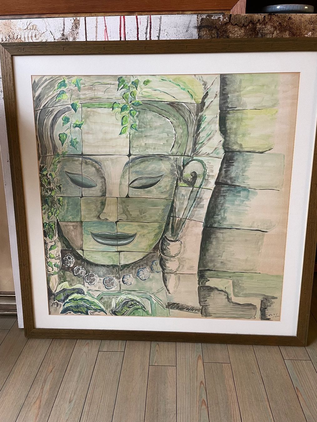 Dipinti: Bild Buddha signiert – Usato da Schlatt TG venduto da kahlofrida50
