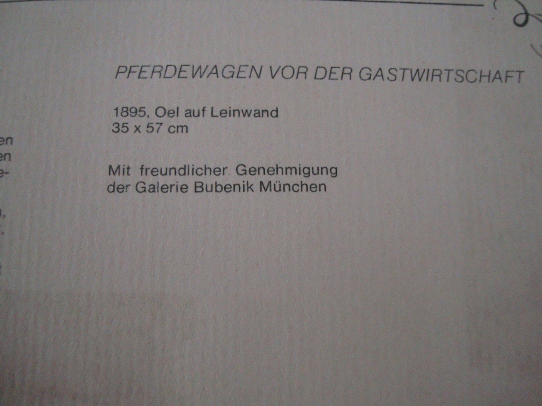 Foto & Immagini: Oelbild - Karl Stuhlmueller - REPLICA – Nuovo (secondo la descrizione) da Neuenegg venduto da flohcante 7