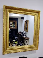 Antiker Spiegel Blattgold (85 cm x 95 cm)