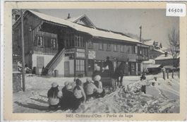 Chateau-d'Oex - Partie de luge  - Schlittenfahrt