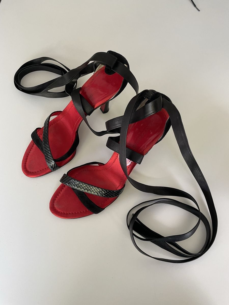 Dolce & Gabbana Scarpe da donna: Dolce&Gabbana cuir sandals en python (taille-40) – Nuovo (secondo la descrizione) da Genève venduto da iry_67wr 1
