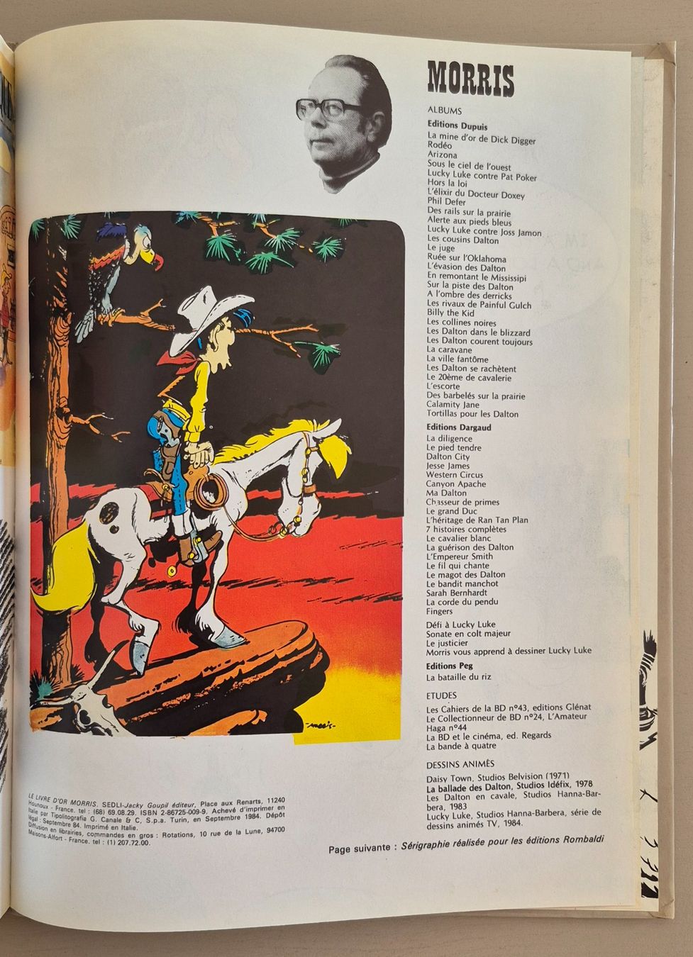 Fumetti: Livre d'or de Morris - Edition originale 1984 – Usato da Grand-Lancy venduto da loi_599y 2