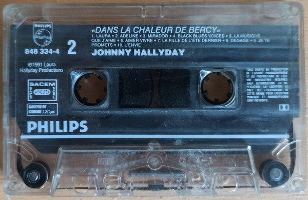 Kompaktkassetten: CASSETTE JOHNNY HALLYDAY - LONGUE DUREE - ROCK – Gebraucht aus PORRENTRTUY von RABAIS_SPORT 2
