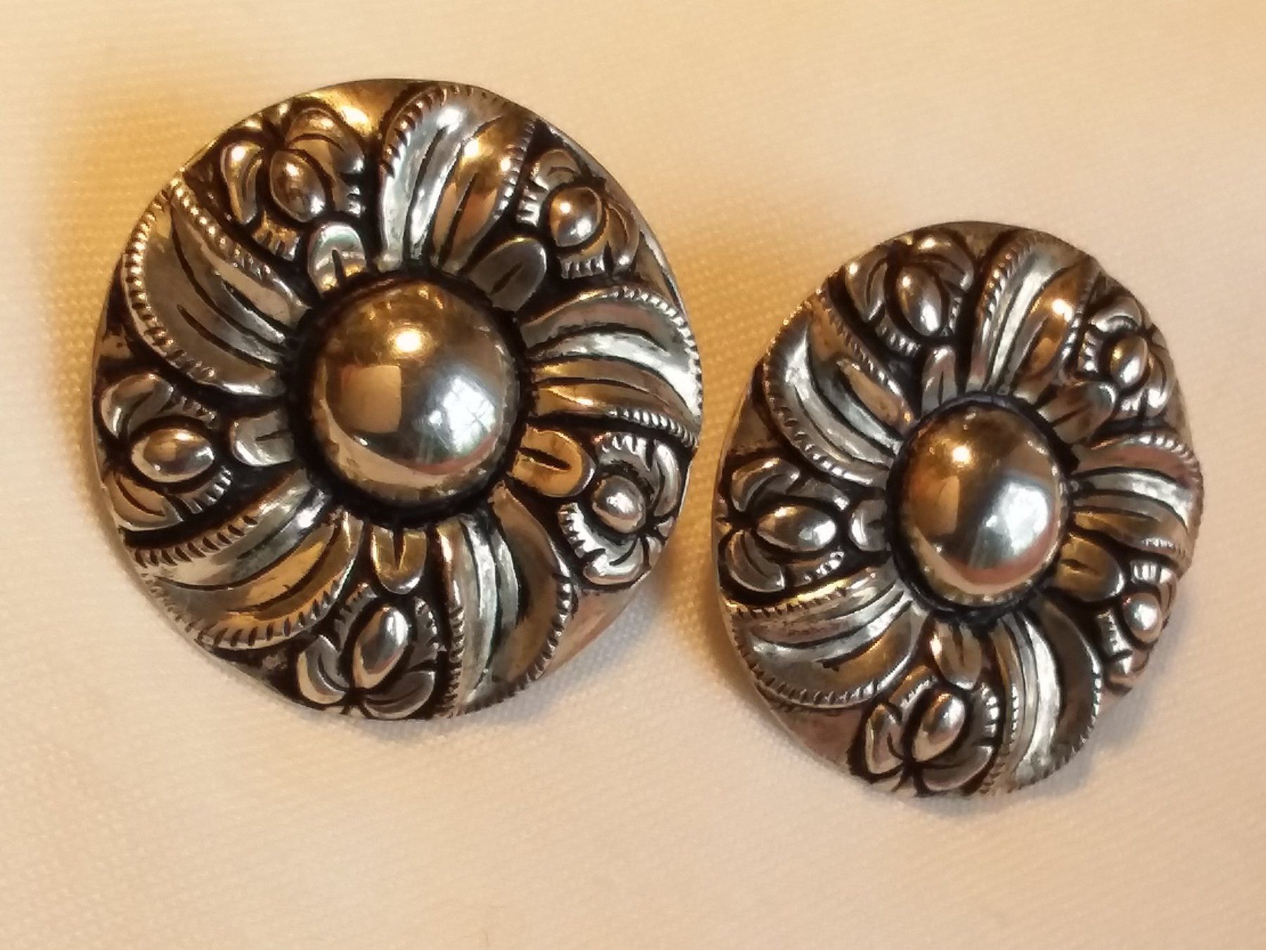 Orecchini pendenti & Orecchini a lobo: Vintage TOP Silber VIVAC 950 Ohrclips PERU – Usato da Zürich venduto da helsan 2
