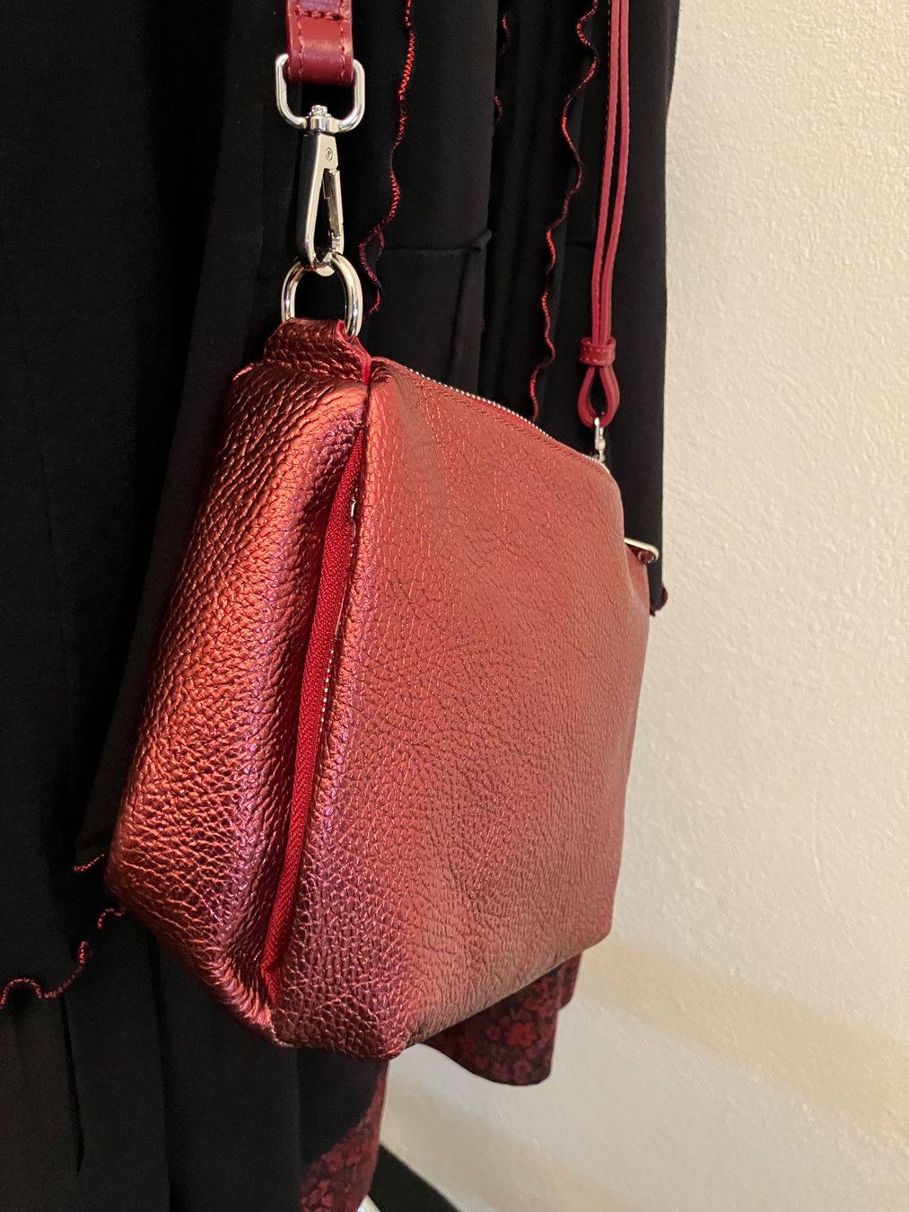 Vera Pelle Taschen für Damen: Bordeaux Ledertasche Made in Italy – Neu (gemäss Beschreibung) aus Zürich von piacente 5
