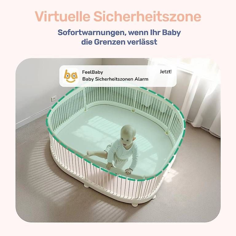 Babyphone: jeeber Babyphone mit 2 Kamera 2K mit 4" Farbdisplay 500m – Nuovo (secondo la descrizione) da Kreuzlingen venduto da Best-Deal-Oase 5