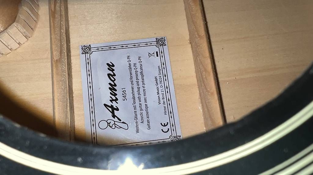 Strumenti musicali: Gitarre Western schwarz – Usato da Itingen venduto da Haefi 2