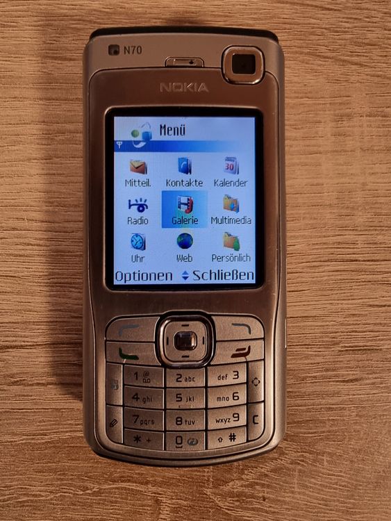 Handy Nokia N70 inkl Original Ladekabel   Handbuch D (Gebraucht) in