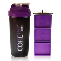 Core 150 Shaker mit 1l Fassungsvermögen schwarz-violett