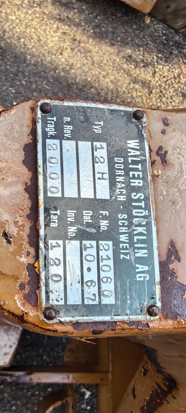 Stöcklin Gabelstapler & Hubwagen: Palettrolli 2000Kg – Gebraucht aus huenenberg von Suizofelize 1
