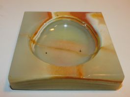 Neue Fundschätze - Onyx Aschenbecher Schale Vintage Design