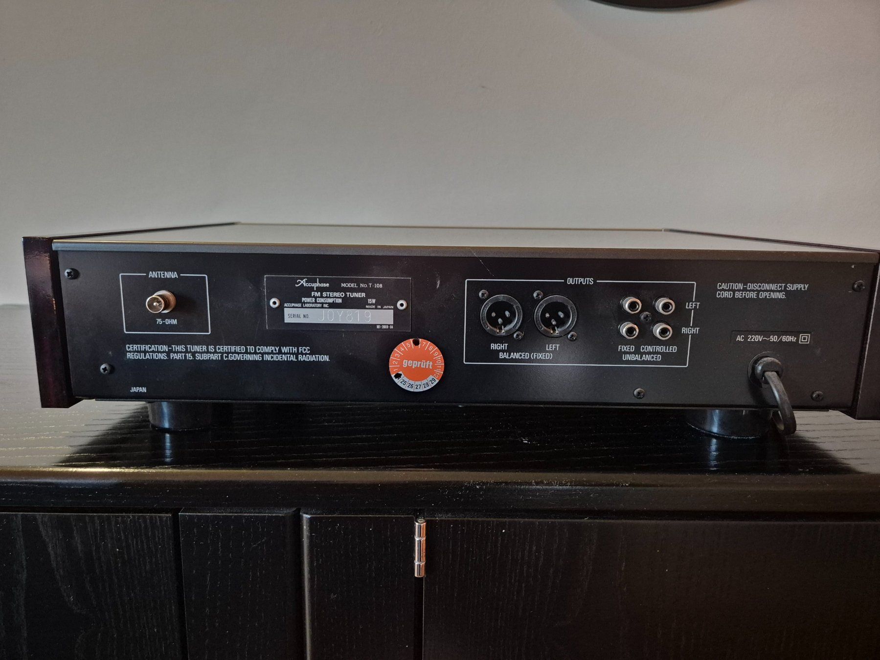 Radio: Accuphase T108 highend Tuner – Usato da Locarno venduto da analog-hans 2