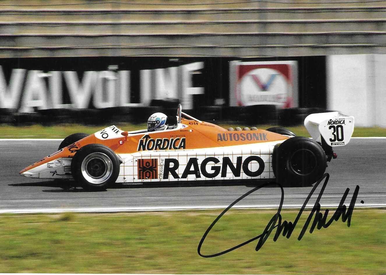 Autografi: Baldi, Arrows 1982, original signiert! – Usato da Grünenmatt venduto da F1Racing-Switzerland