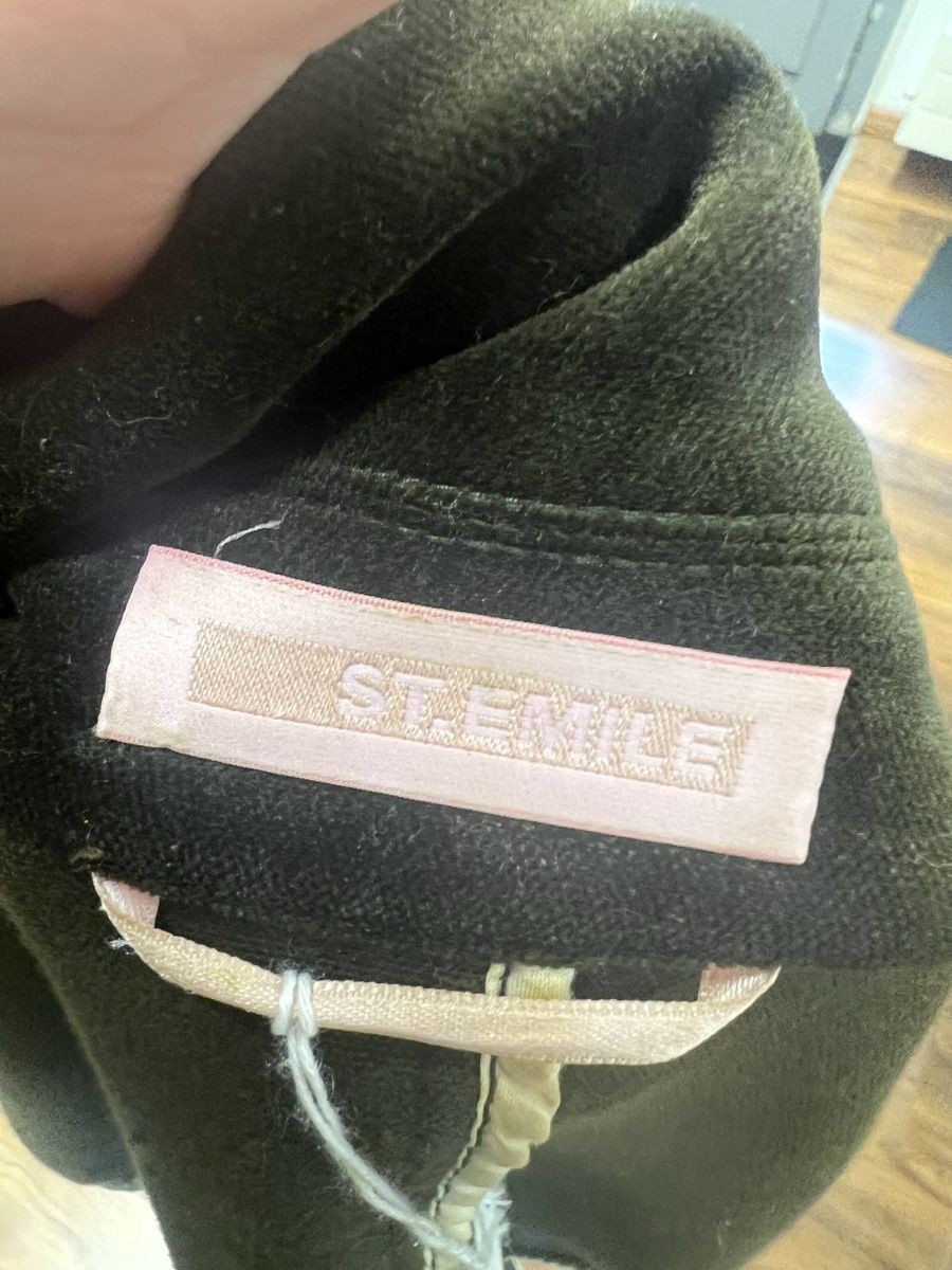 Giacche: Olive Samt Blazer  St Emile,  olive lässig Gr.36 – Usato da Burgdorf venduto da puppennetz 8