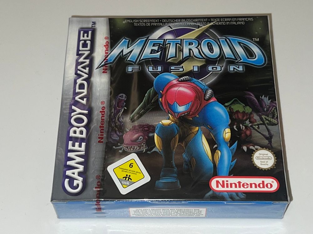 Game Boy Advance (GBA) Spiel - Metroid Fusion (OVP) [SEALED] (Neu und ...