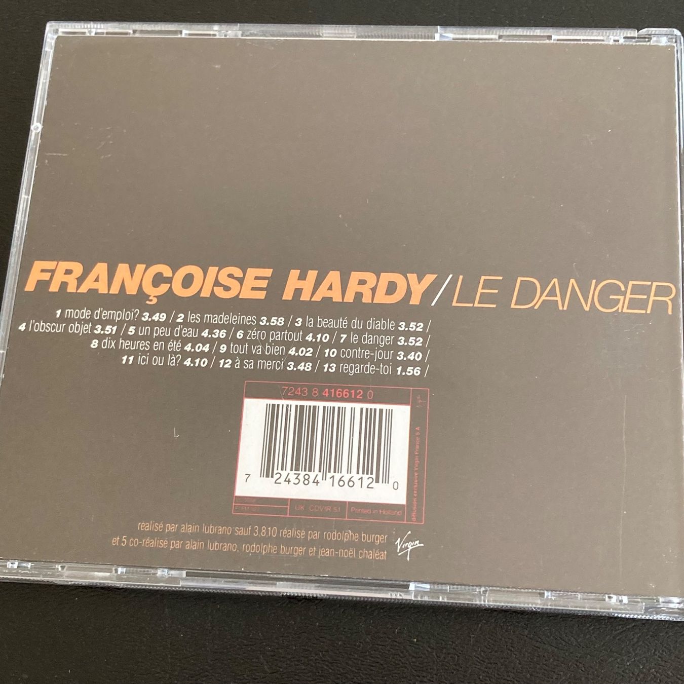 CD: Françoise Hardy - Le Danger – Usato da Bern venduto da Ntsamina 1