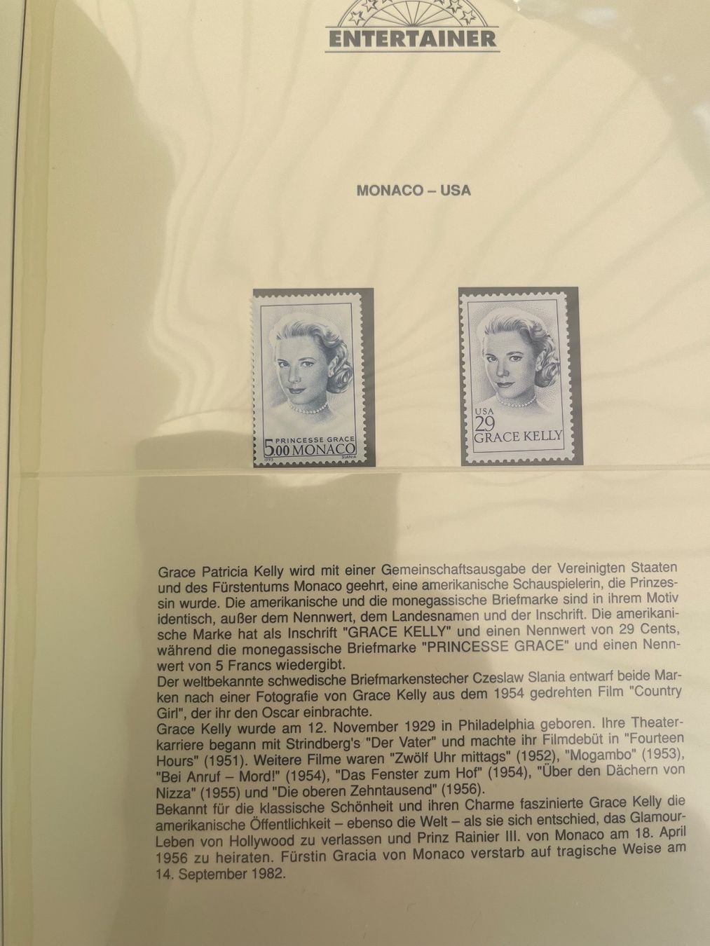Albums: ENTERTAINER BRIEFMARKEN SAMMLUNG – D'occasion à Jona par Micicco 9