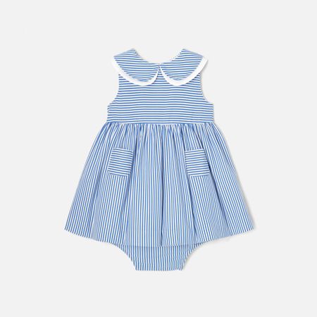 Jacadi Paris Organic Cotton Dress & Bloomer Set