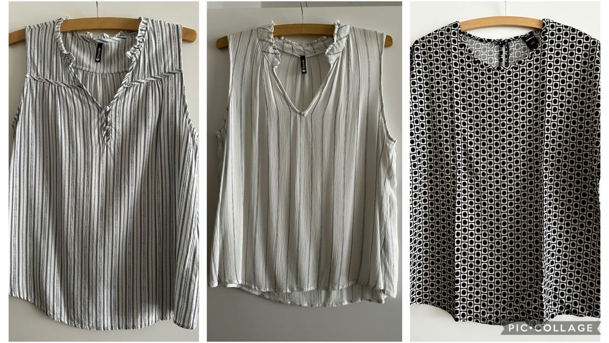 Lotti di vestiti: 3er-Set Blusen - Grösse XL/XXL – Usato da Laufen venduto da mercedes420