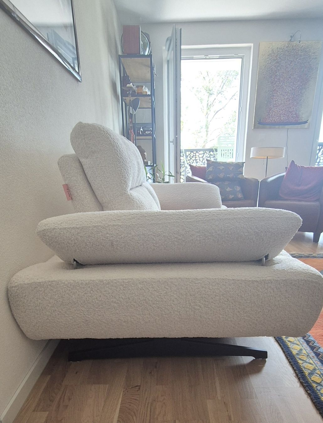 Conforama Divani: Canapé design tissu bouclettes – Usato da Denges venduto da Alex-CH-LB 4