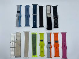 13x Apple Watch Armbänder für 42/44/45mm -Komplettpaket