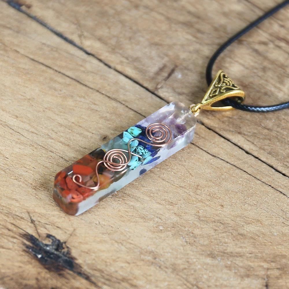 Ciondoli: Pendentif 7 Chakra - pierre naturel – Nuovo e nell'imballaggio originale da Gurmels venduto da Swisspod